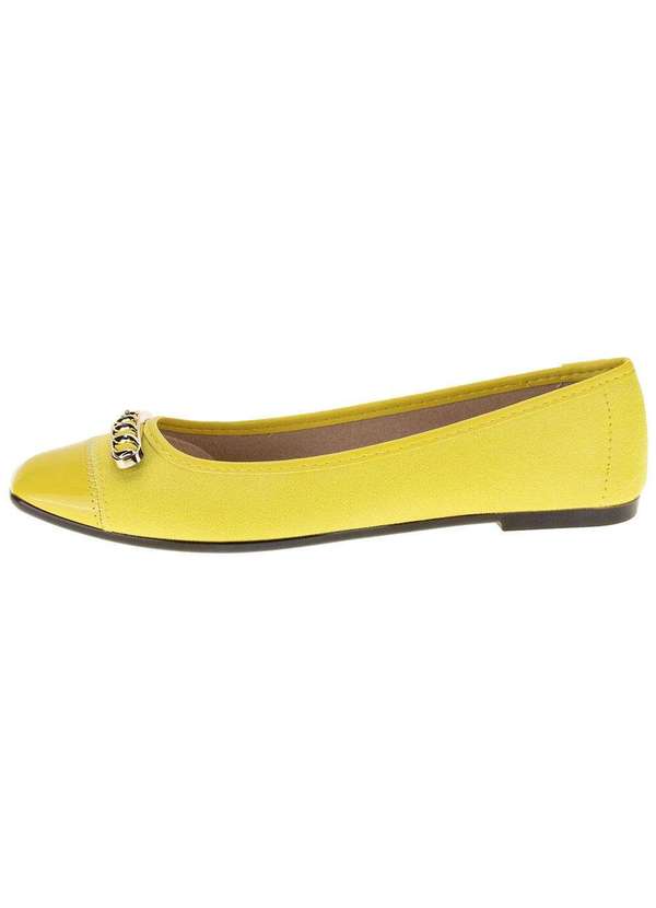 Moleca - Sapatilha Feminina Moleca - 5735110 - Amarelo 2
