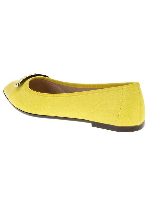 Moleca - Sapatilha Feminina Moleca - 5735110 - Amarelo 3