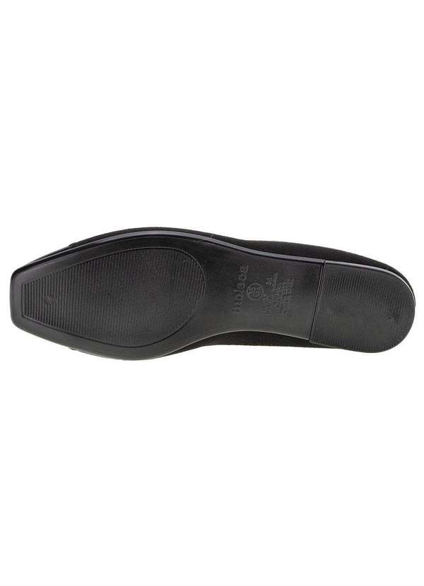 Moleca - Sapatilha Feminina Moleca - 5735110 - Preto/Camurça 4
