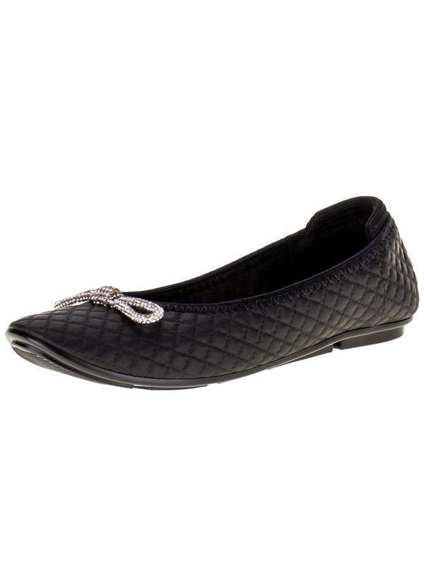 Moleca - Sapatilha Feminina Moleca - 5770106 - Preto
