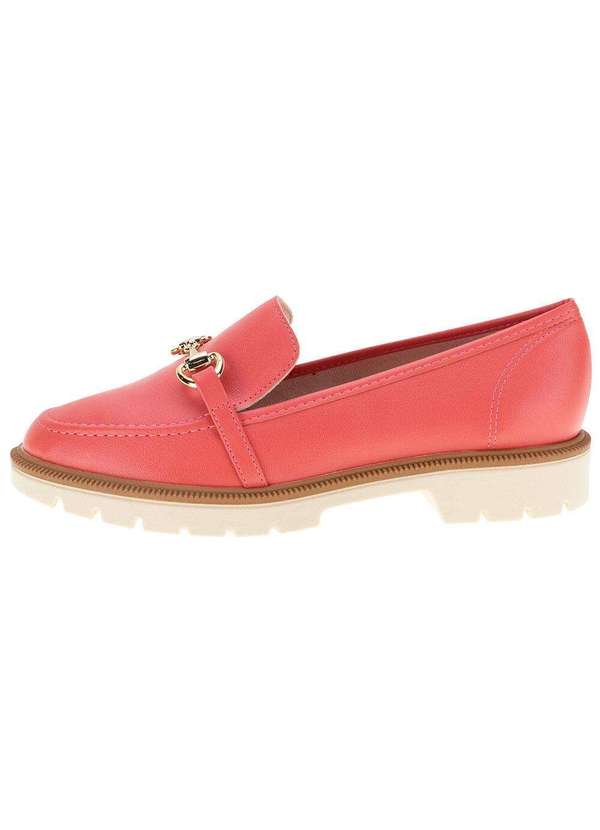 Beira Rio - Mocassim Feminino Beira Rio 4283104 - Coral 2