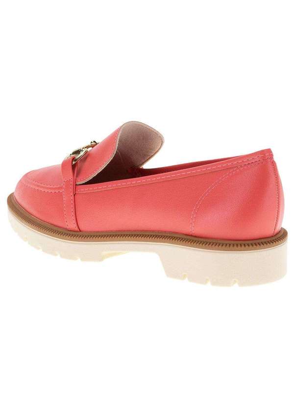 Beira Rio - Mocassim Feminino Beira Rio 4283104 - Coral 3