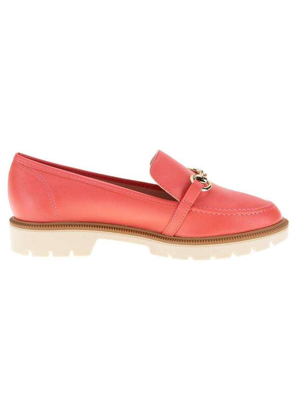 Beira Rio - Mocassim Feminino Beira Rio 4283104 - Coral 5