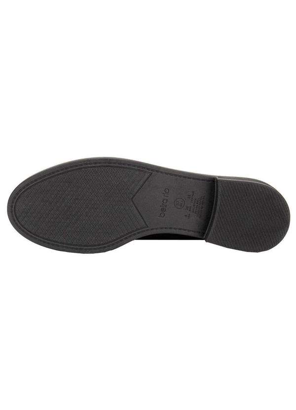 Beira Rio - Mocassim Feminino Beira Rio 4312110 - Preto/Nobuck 4