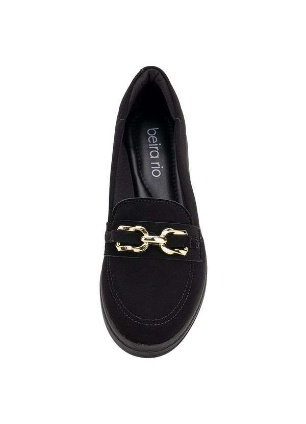 Beira Rio - Mocassim Feminino Beira Rio 4312110 - Preto/Nobuck 5