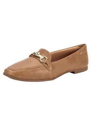 Mocassim Feminino Dakota Da431 Camel Clovis Calcados