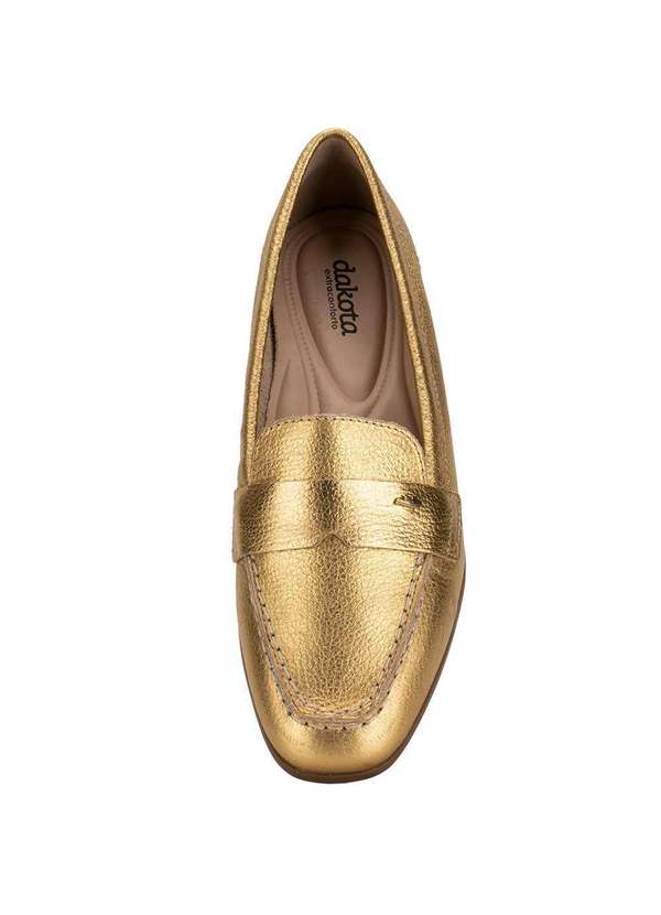 Dakota - Mocassim Feminino Dakota G6081 - Ouro 5