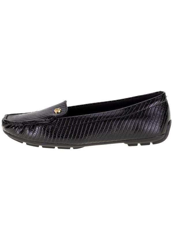 Modare - Mocassim Feminino Modare - 7035634 - Preto/Croco 2