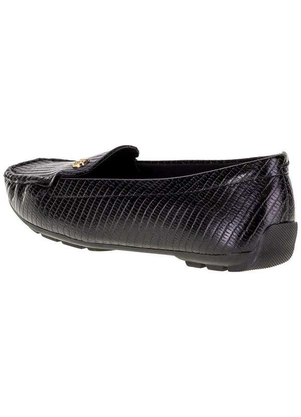 Modare - Mocassim Feminino Modare - 7035634 - Preto/Croco 3
