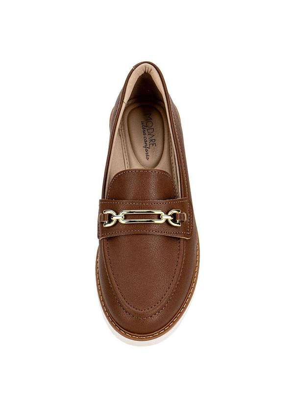 Modare - Mocassim Feminino Modare 7400105 Chocolate 5