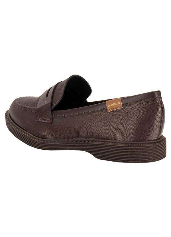 Moleca - Mocassim Feminino Moleca - 5666105 - Café 3
