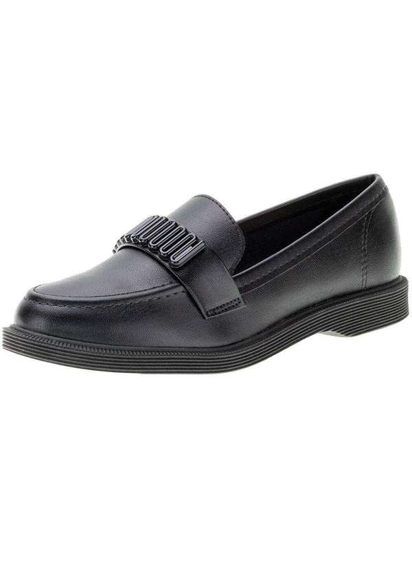 Moleca - Mocassim Feminino Moleca - 5666106 - Preto