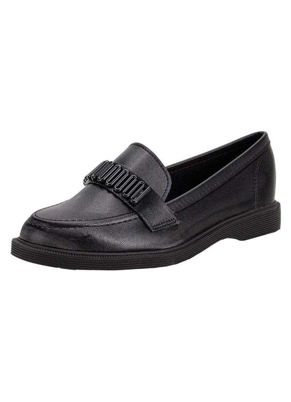 Moleca - Mocassim Feminino Moleca - 5666106 - Preto 01