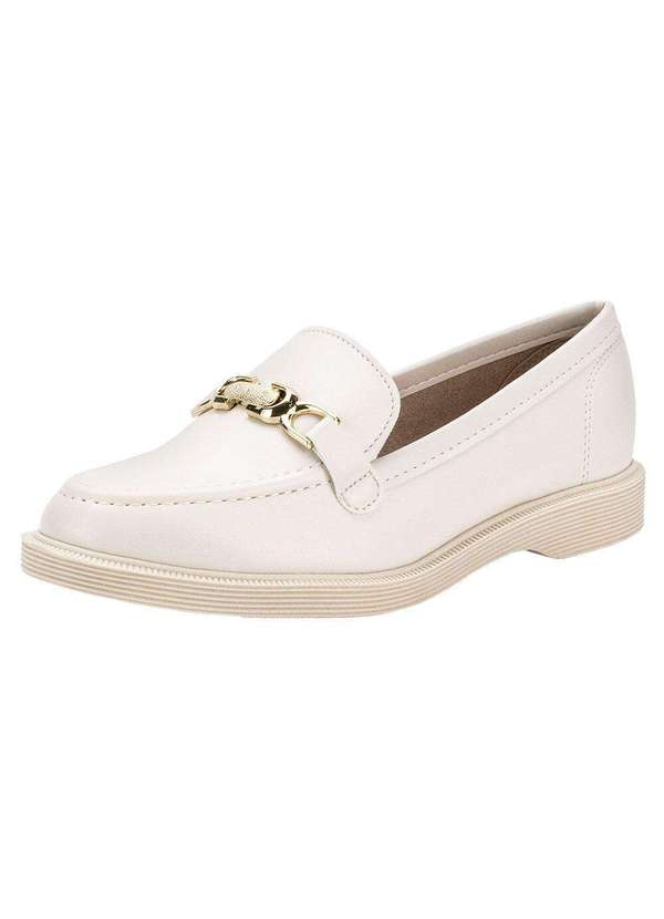 Moleca - Mocassim Feminino Moleca 5666109 - Marfim