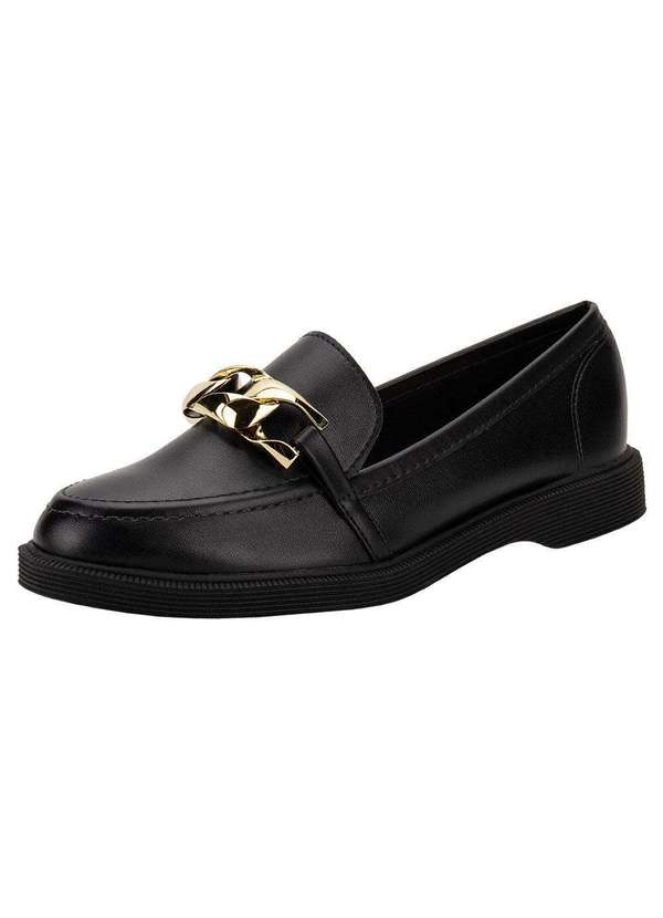 Moleca - Mocassim Feminino Moleca 5666110 - Preto 1