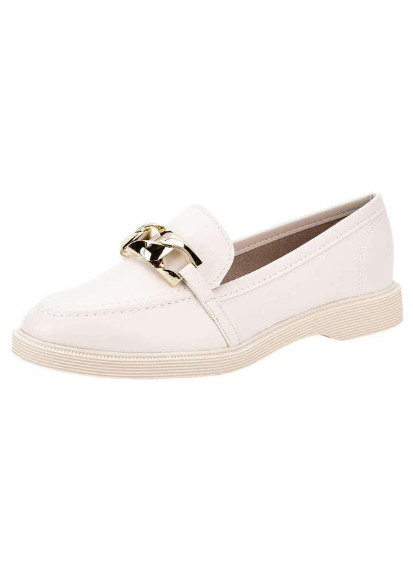 Moleca - Mocassim Feminino Moleca 5666110 - Marfim