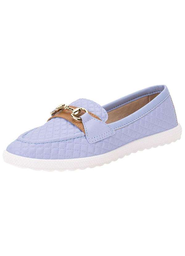 Moleca - Mocassim Feminino Moleca 5748116 - Azul