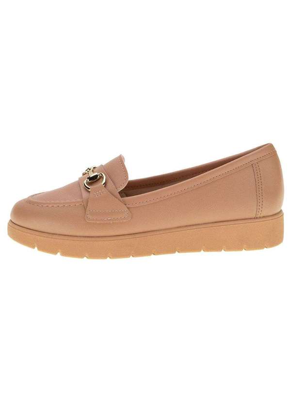 Moleca - Mocassim Feminino Moleca 5803101 - Bege 2