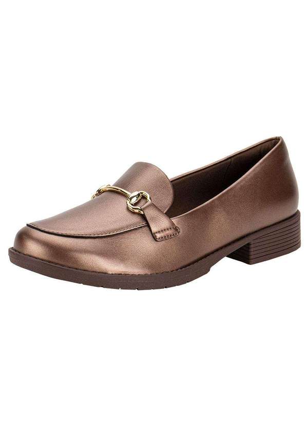 Piccadilly - Mocassim Feminino Piccadilly 653001 - Bronze