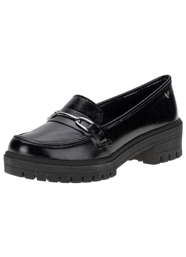 Mississipi - Mocassim Feminino Salto Grosso Mississipi - Q8551 - Preto