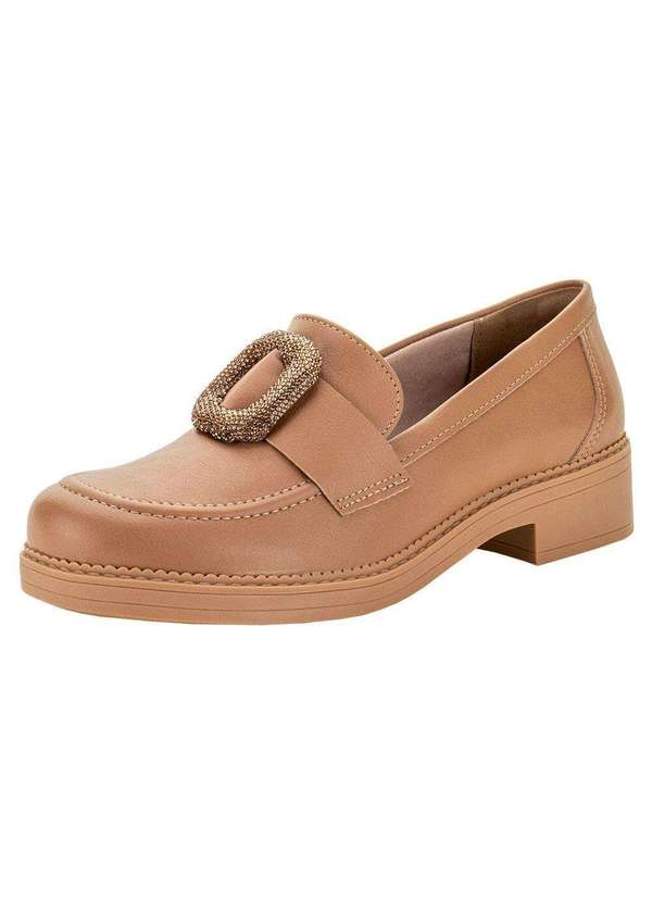 Via Marte - Mocassim Feminino Via Marte 011001 - Camel