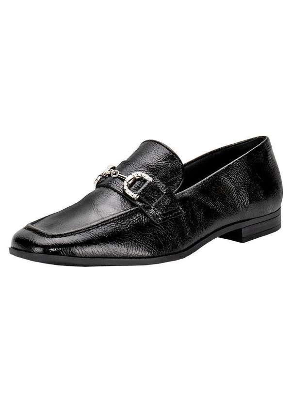 Via Marte Mocassim Feminino Via Marte 075004 Verniz/Preto