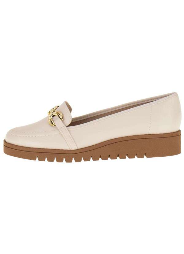 Beira Rio - Mocassim Salto Baixo Beira Rio - 4174337 - Marfim 2