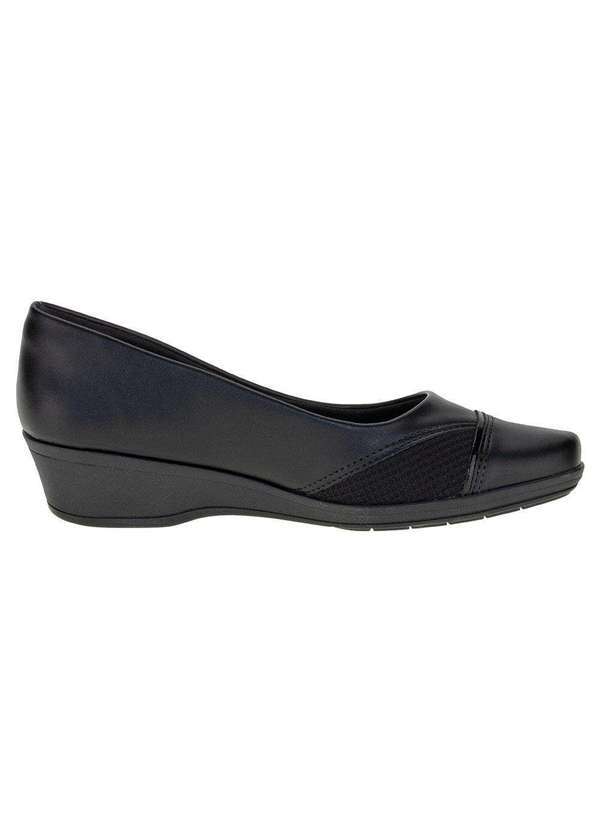Comfortflex - Sapato Feminino Anabela Comfortflex 2494302 - Preto 5