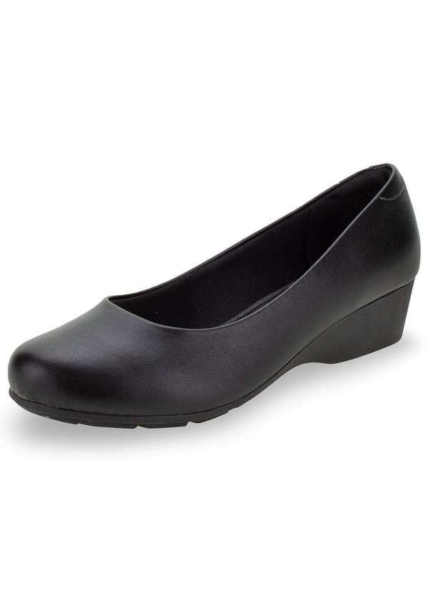 Modare - Sapato Feminino Anabela Modare - 7014200 - Preto 01 1