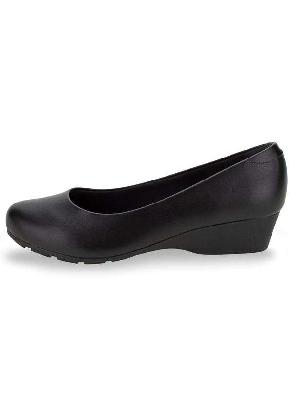Modare - Sapato Feminino Anabela Modare - 7014200 - Preto 01 2