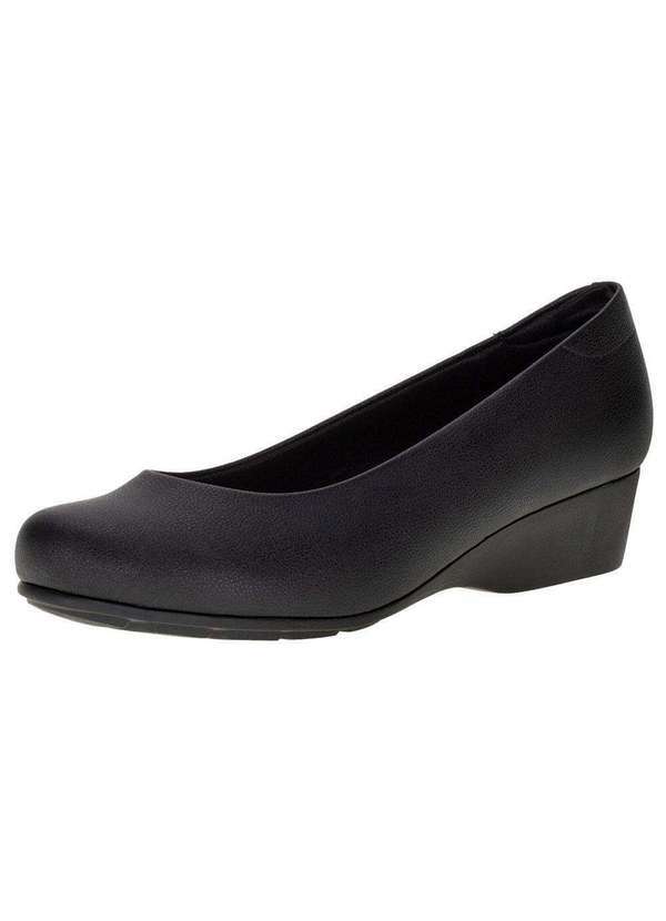 Modare - Sapato Feminino Anabela Modare - 7014200 - Preto 02