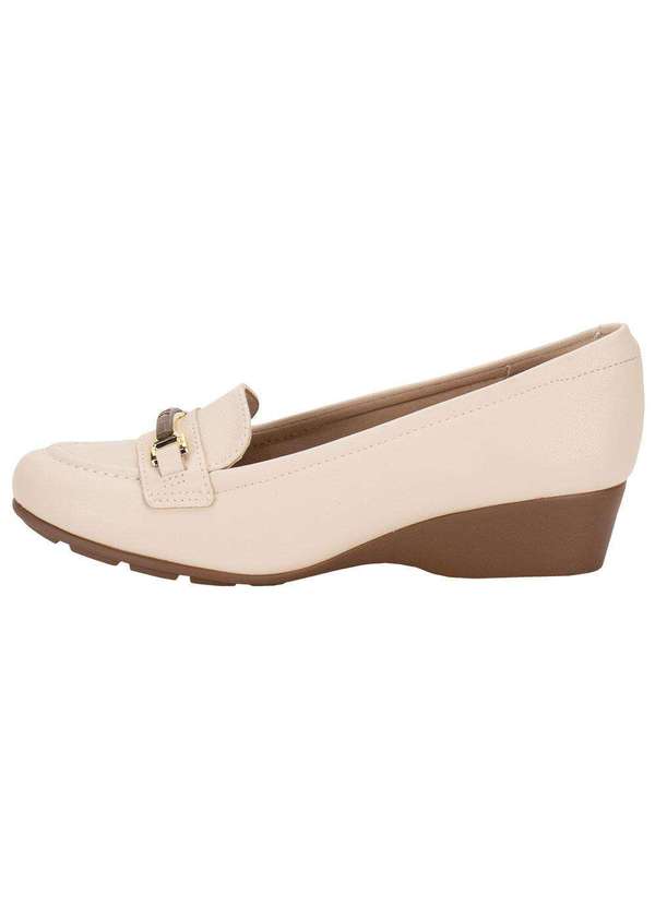Modare - Sapato Feminino Anabela Modare - 7014287 - Natural 2