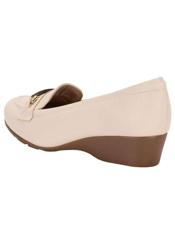 Modare - Sapato Feminino Anabela Modare - 7014287 - Natural 3