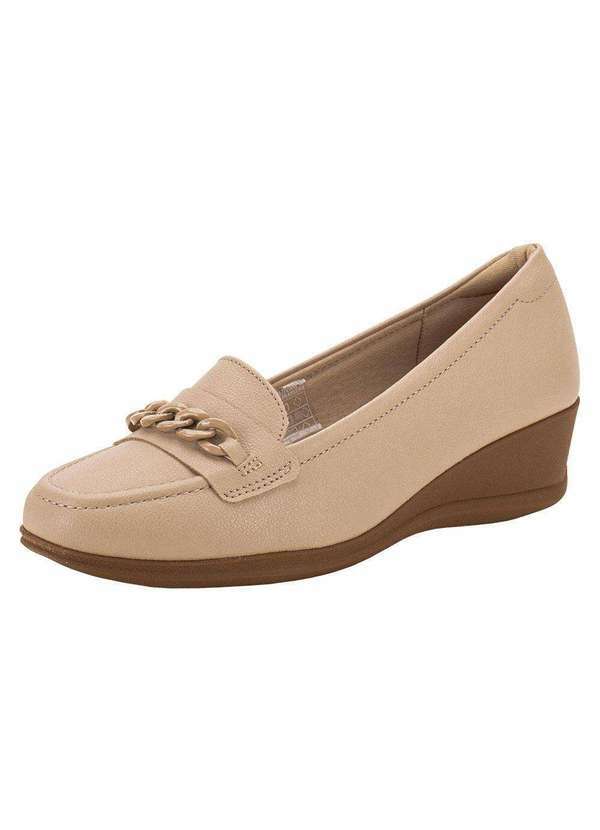 Modare - Sapato Feminino Anabela Modare 7392103 - Bege