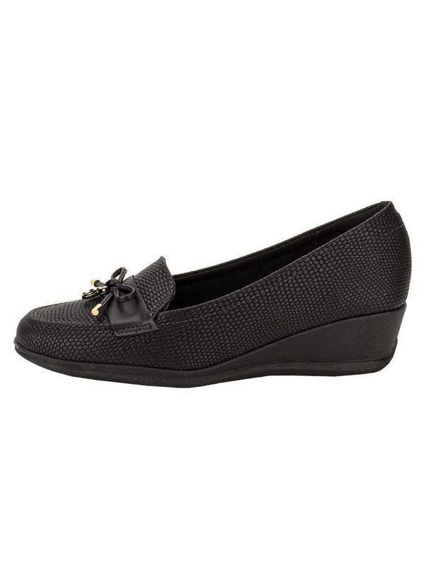 Modare - Sapato Feminino Anabela Modare 7392104 - Preto 2