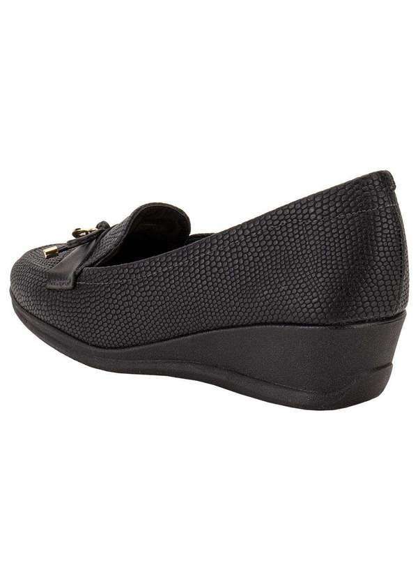 Modare - Sapato Feminino Anabela Modare 7392104 - Preto 3