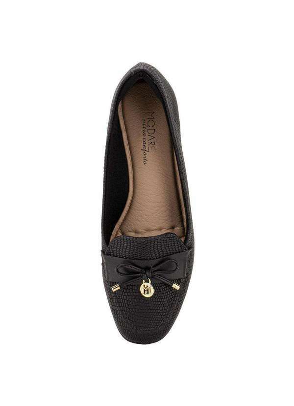 Modare - Sapato Feminino Anabela Modare 7392104 - Preto 5