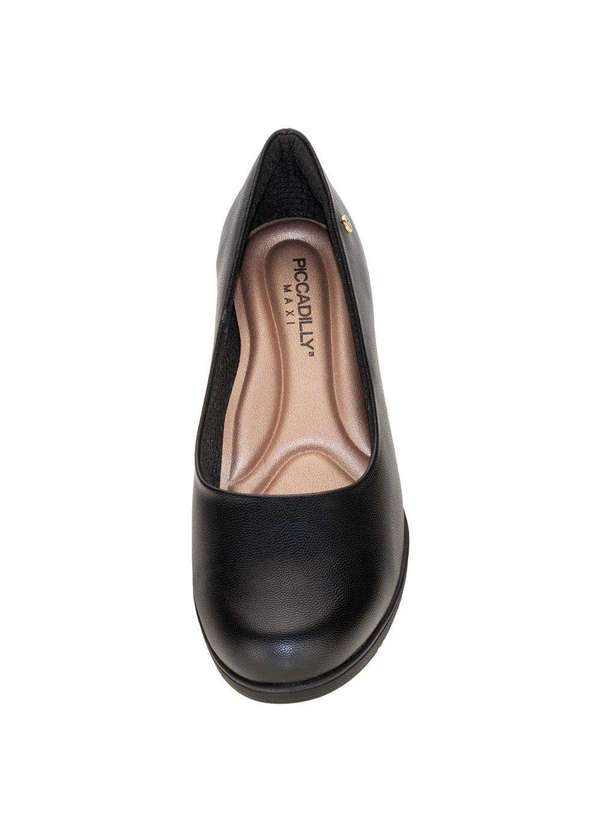 Sapato Feminino Anabela Piccadilly 117115 Preto Clovis Calcados