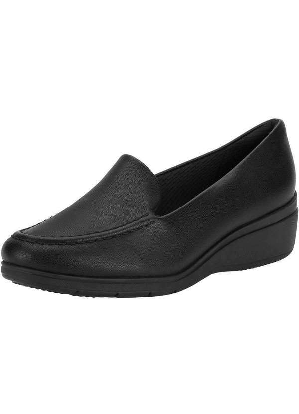 Piccadilly - Sapato Feminino Anabela Piccadilly 117117 - Preto