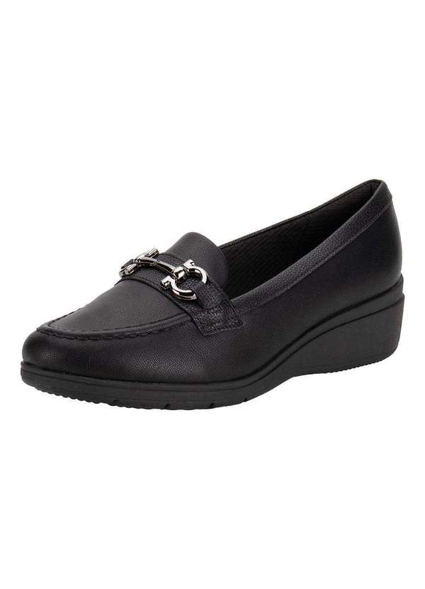 Piccadilly - Sapato Feminino Anabela Piccadilly 117118 - Preto