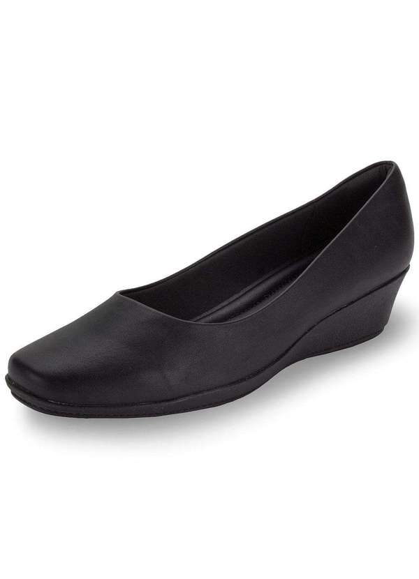 Piccadilly - Sapato Feminino Anabela Piccadilly - 143133 - Preto 1