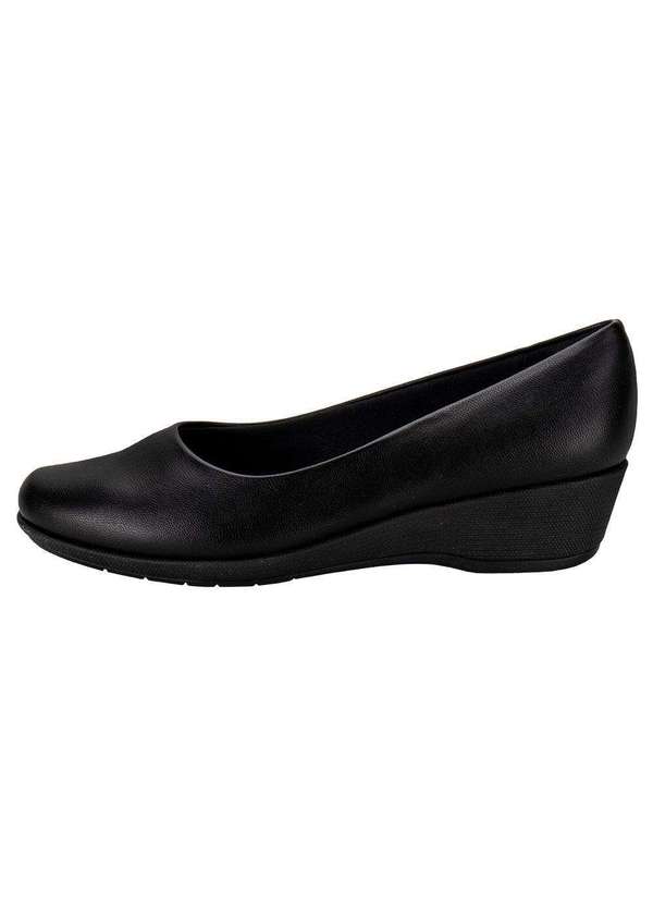 Piccadilly - Sapato Feminino Anabela Piccadilly - 143133 - Preto 03 2