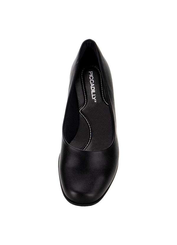 Piccadilly - Sapato Feminino Anabela Piccadilly - 143133 - Preto 03 5