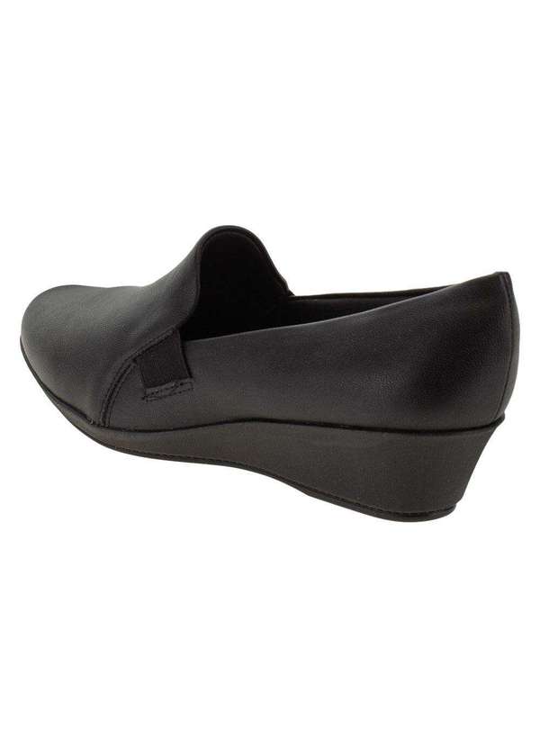 Piccadilly - Sapato Feminino Anabela Piccadilly - 143137 - Preto 3
