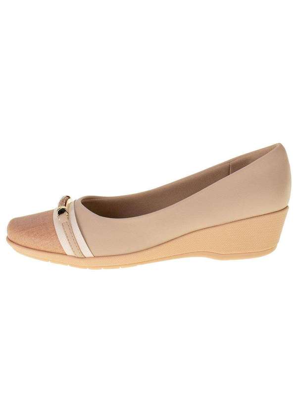 Piccadilly - Sapato Feminino Anabela Piccadilly - 143203 - Bege 2