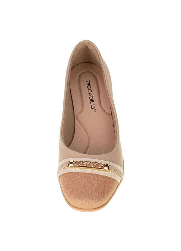 Piccadilly - Sapato Feminino Anabela Piccadilly - 143203 - Bege 5