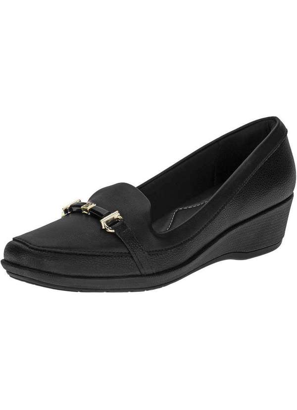 Piccadilly - Sapato Feminino Anabela Piccadilly 143215 - Preto