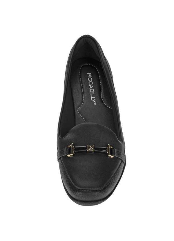 Piccadilly - Sapato Feminino Anabela Piccadilly 143215 - Preto 5