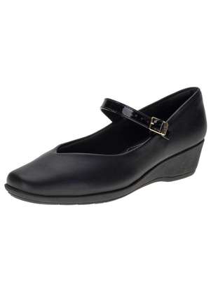 Piccadilly Sapato Feminino Anabela Piccadilly 143216 Preto