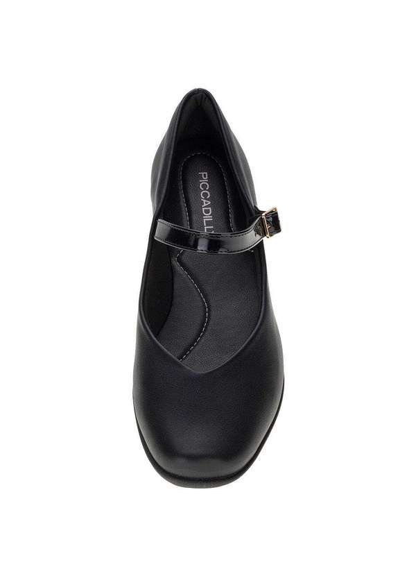 Piccadilly - Sapato Feminino Anabela Piccadilly 143216 - Preto 5